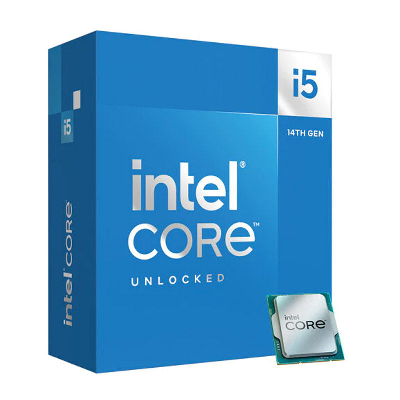 Procesor Intel 1700 Core i5 14600K 14C/20T 2.6GHz/5.3GHz BOX 125W/181W grafika HD 770 brez hladilnika