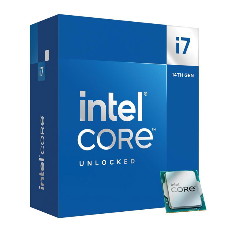 Procesor Intel 1700 Core i7 14700K 20C/28T 2.5GHz/5.6GHz BOX 125W/253W grafika HD 770 brez hladilnika