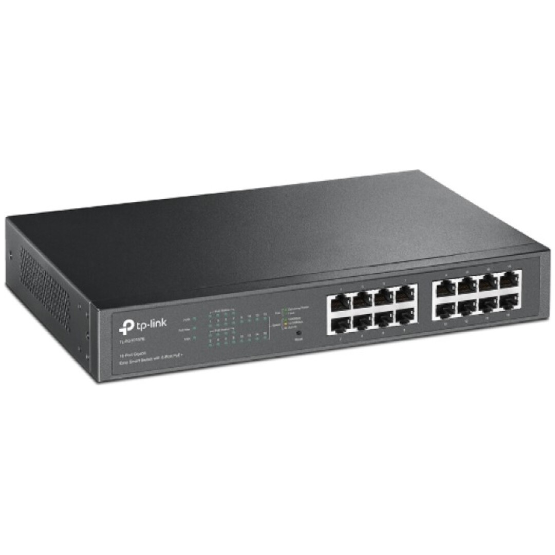 TP-Link mrežno stikalo 16 port Gigabit TL-SG1016PE z 8-Port PoE+ port