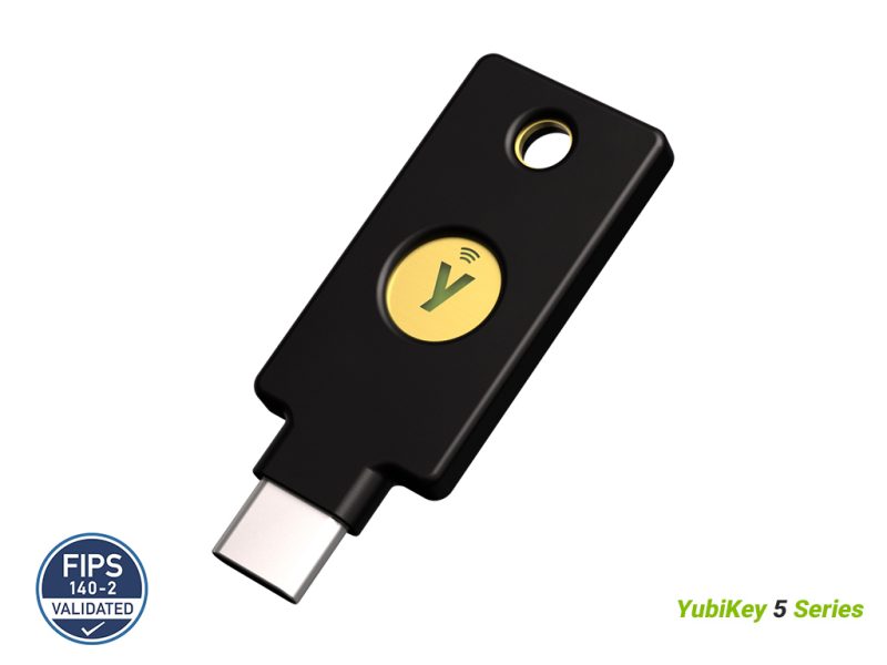 Varnostni ključ Yubico YubiKey 5C NFC FIPS