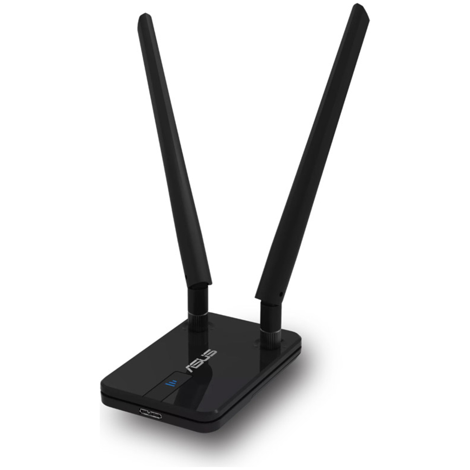 Brezžični mrežni adapter USB 3.0 Asus USB-AC58 Next Generation WiFi5 802.11ac AC1300 867Mbit/s Dualband 2x antena (90IG06I0-BM0400)