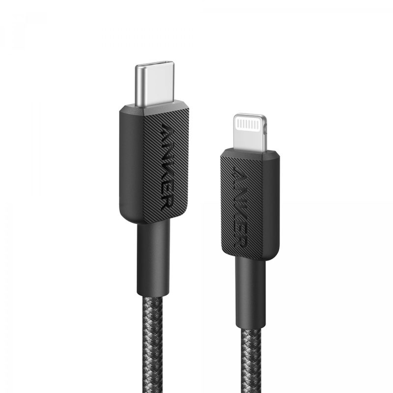 Anker 322 USB-C to Lightning pleten kabel 0