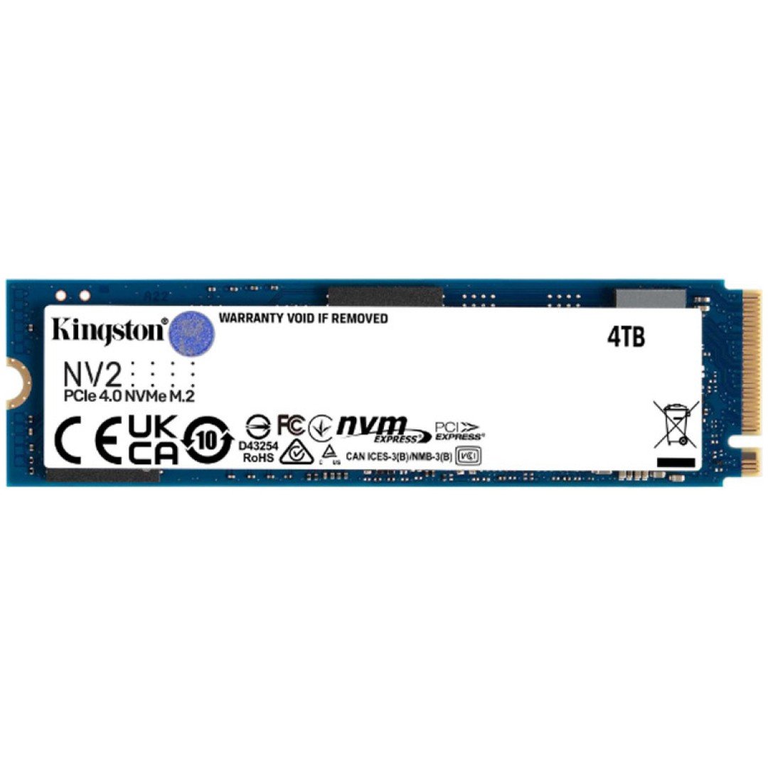 KINGSTON NV2 4TB M.2 PCIe 4.0 NVMe (SNV2S/4000G) SSD