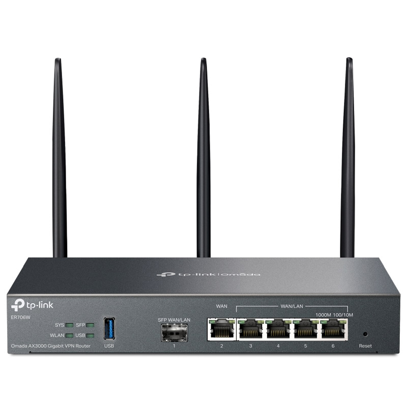 TP-LINK ER706W Omada AX3000 Gigabit VPN usmerjevalnik router