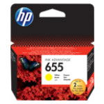 HP 655 ink cartridge yellow 600p