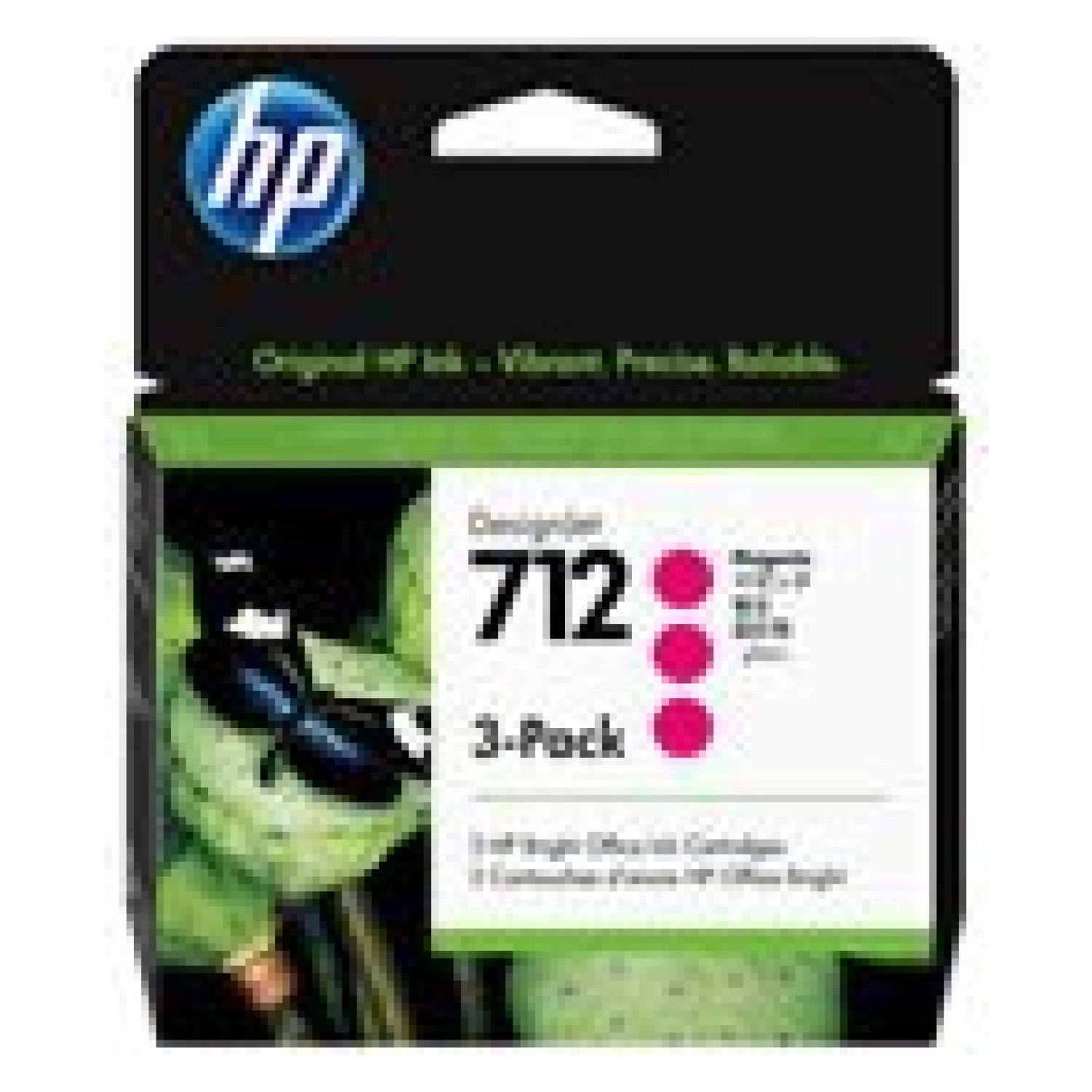 HP 712 3-Pack 29-ml Magenta Ink Cartridg