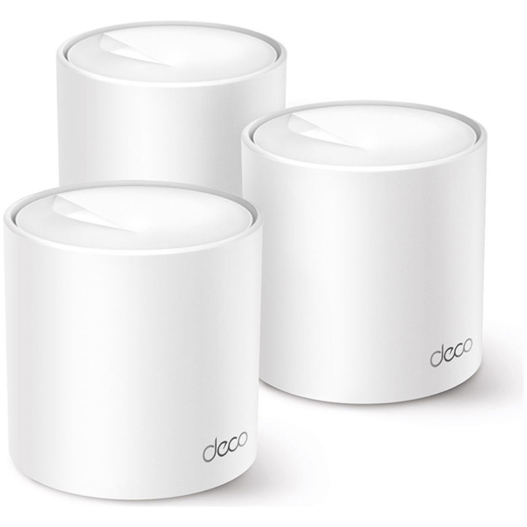 TP-LINK Deco X10 (3-pack) AX1500 Whole Home Mesh WiFi6 brezžični usmerjevalnik - router / dostopna točka-AP