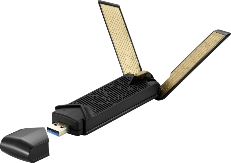 Brezžični mrežni adapter USB 3.2 Asus USB-AX56U WiFi6 802.11ax AX1800 USB-A 2x antena (USB-AX56)