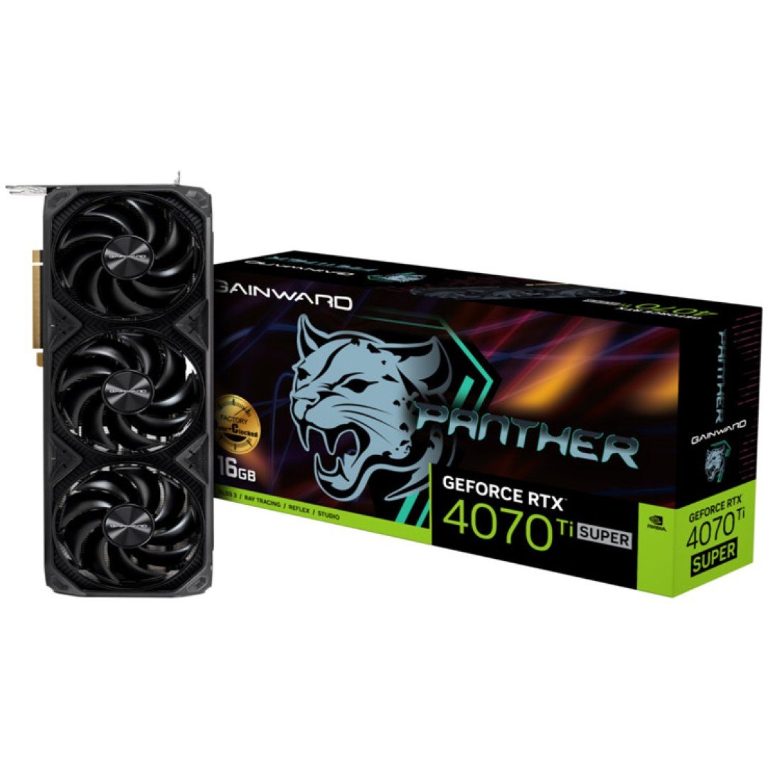 GAINWARD GeForce RTX 4070 Ti Super Panther OC 16GB GDDR6X (4434) grafična kartica