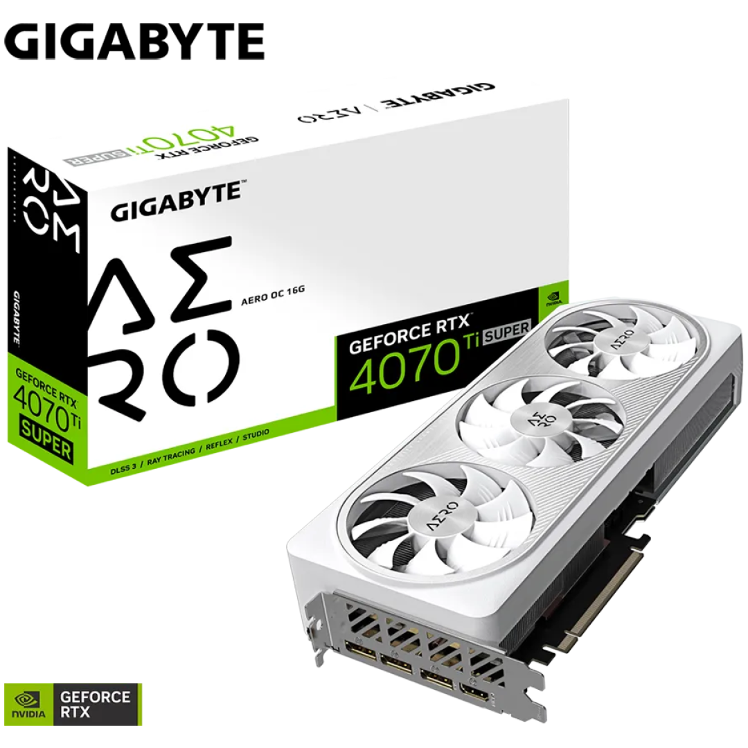 Grafična kartica GIGABYTE GeForce RTX 4070 Ti SUPER AERO OC 16G