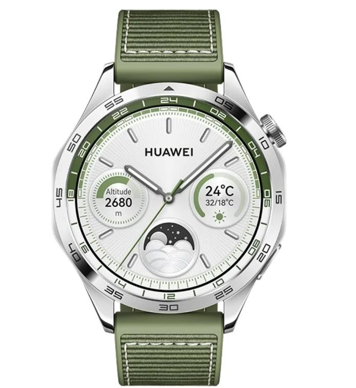 HUAWEI Watch GT 4 46mm srebrno zelena