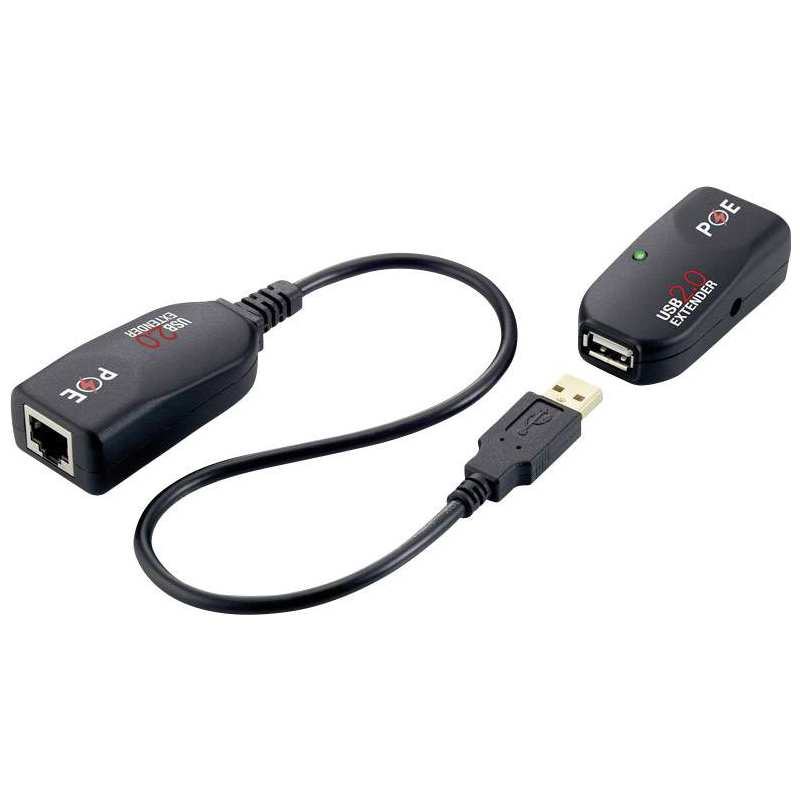 Kabel USB podaljševalec RJ45 Cat 5 - do 50m (UA0207)