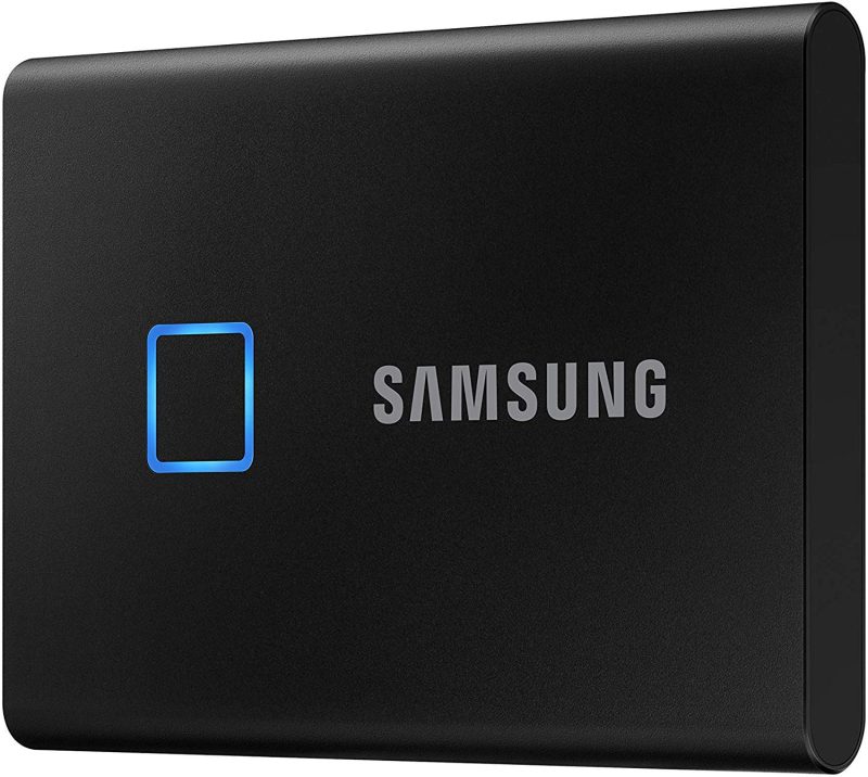 Prenosni SSD 1TB Samsung T7 Touch 1050/1000MB/s USB-C 3.2 Gen 2 (MU-PC1T0K/WW)