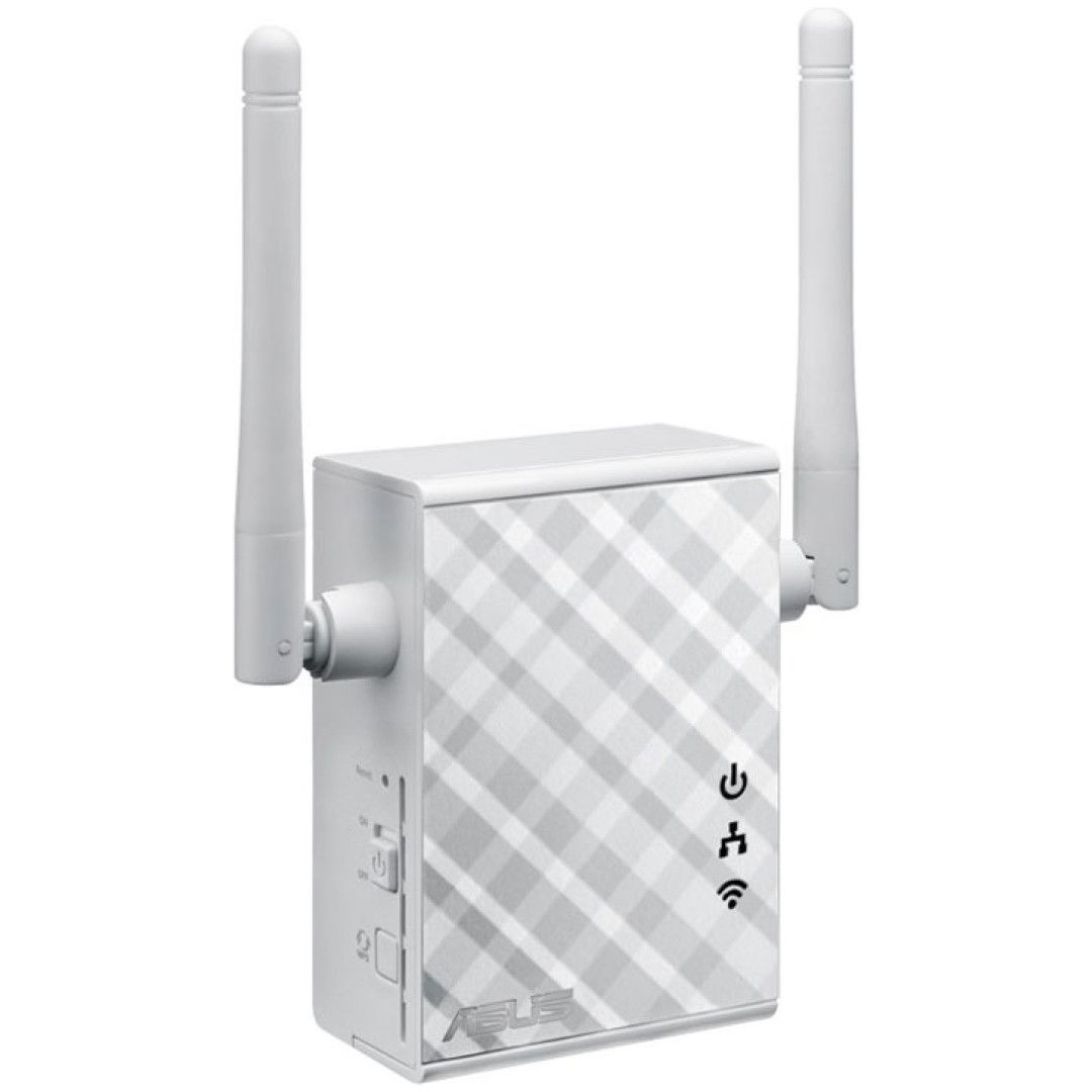 Razširitev brezžičnega omrežja Asus WiFi4 802.11n N300 300Mbit/s 1xRJ45 2x antena (RP-N12)