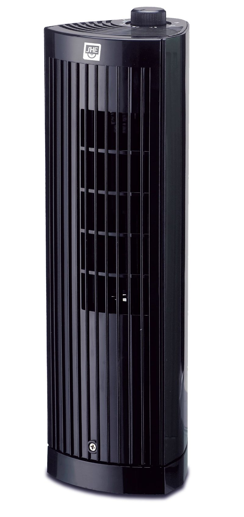 SHE Ventilator mini stolp 30cm črn