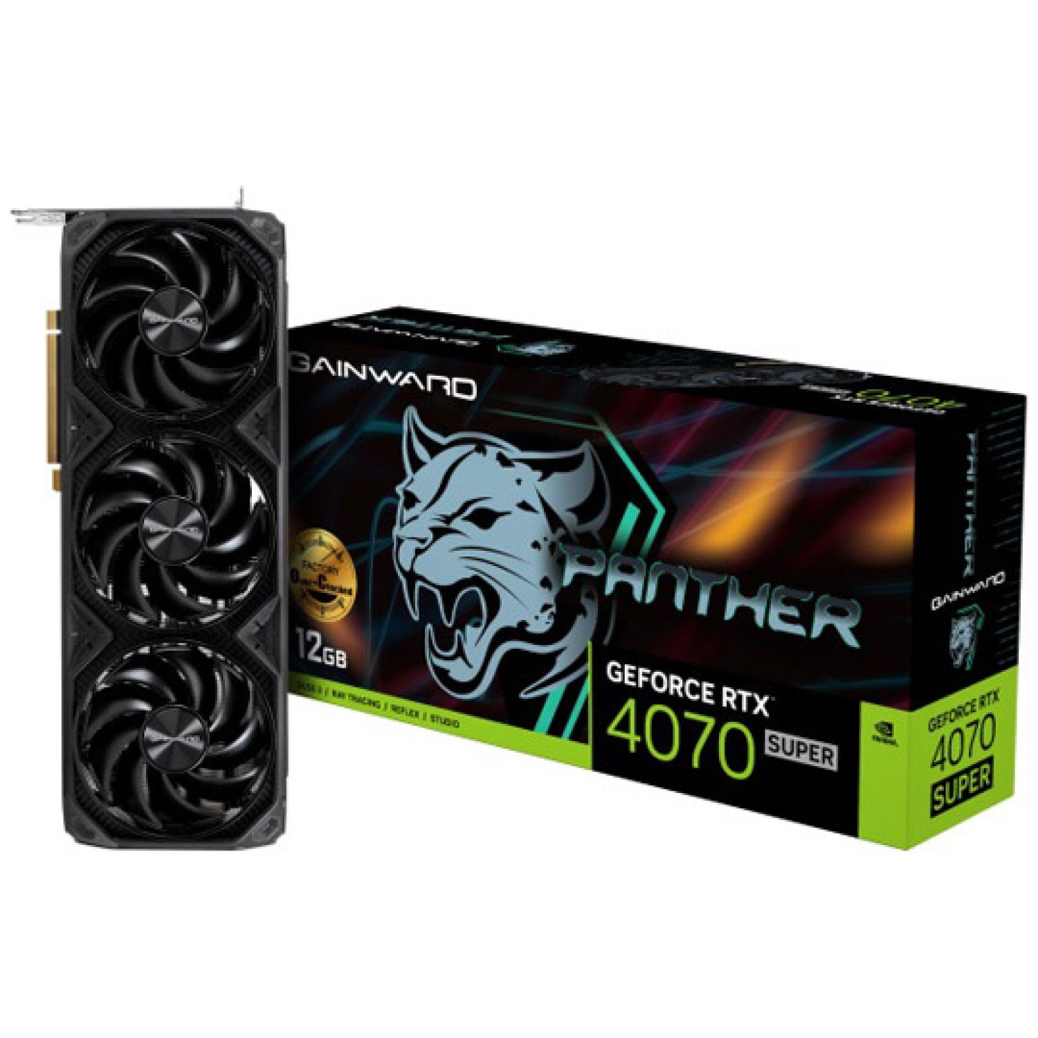 GAINWARD GeForce RTX 4070 Super Panther OC 12GB GDDR6X (4373) grafična kartica