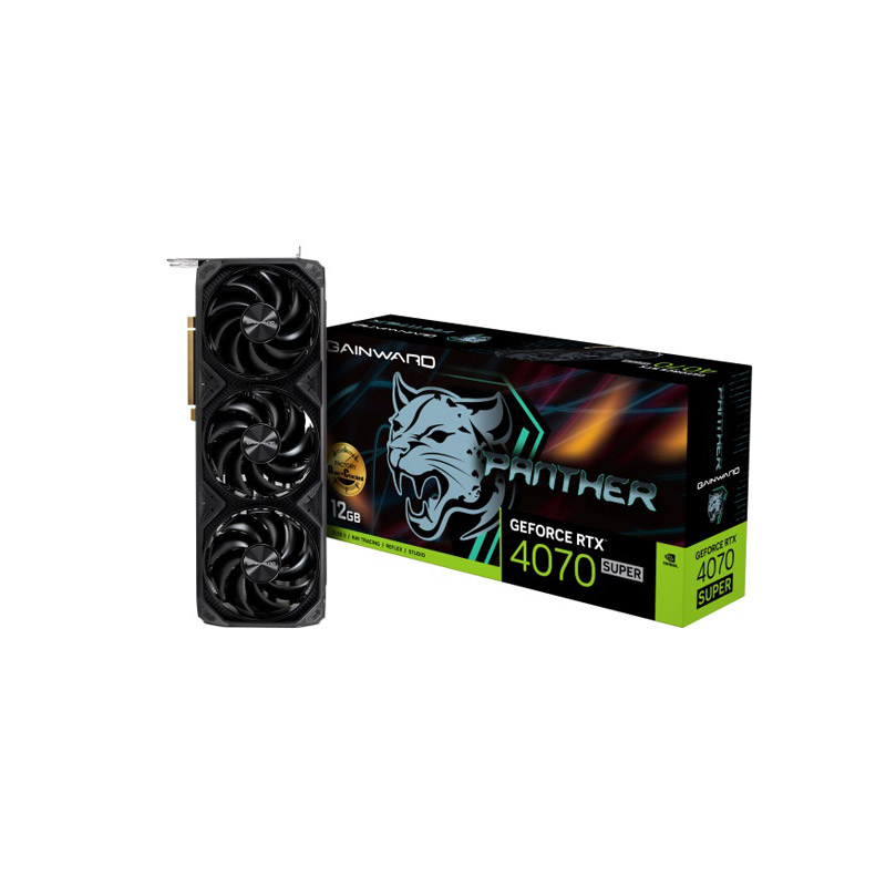 Grafična kartica nVidia RTX4070 Super Gainward Panther OC - 12GB GDDR6X | 1xHDMI 2.1a 3xDisplayport 1.4a (4373)