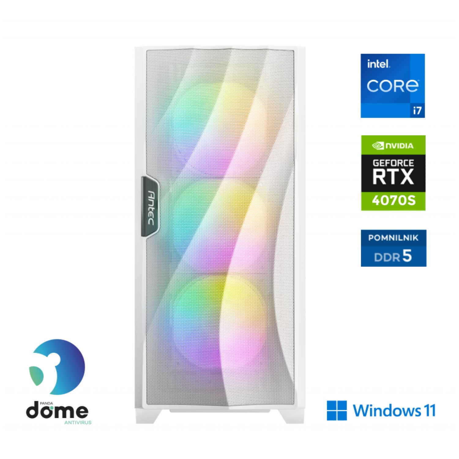 Računalnik ANNI Gamer Extreme i7-12700F / RTX 4070S / 32 GB / 2 TB / W11H