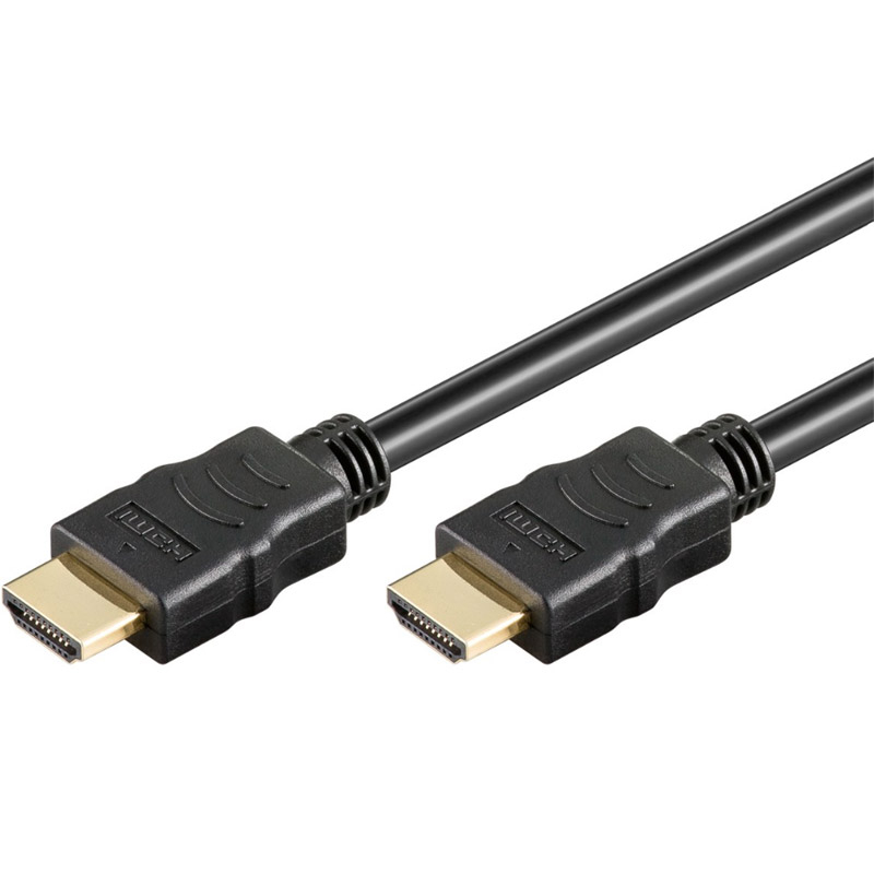 GOOBAY HDMI na HDMI 2m High Speed z Ethernet 4K pozlačen kabel