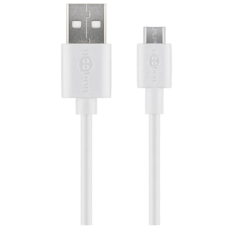 GOOBAY USB (Type A) / microUSB (Type B) 2m bel prenos podatkov polnilni kabel