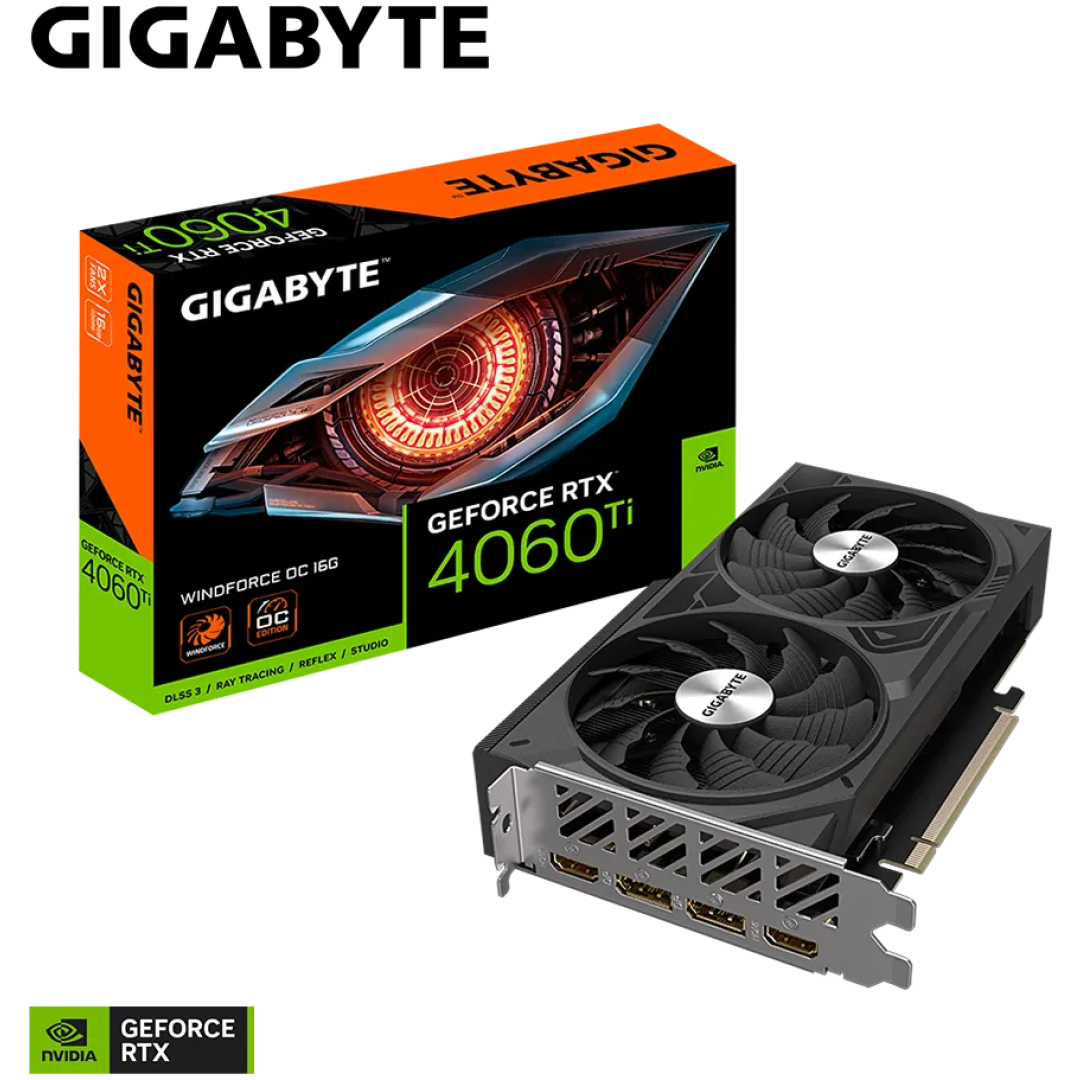 Grafična kartica GIGABYTE GeForce RTX 4060 Ti WINDFORCE OC 16G