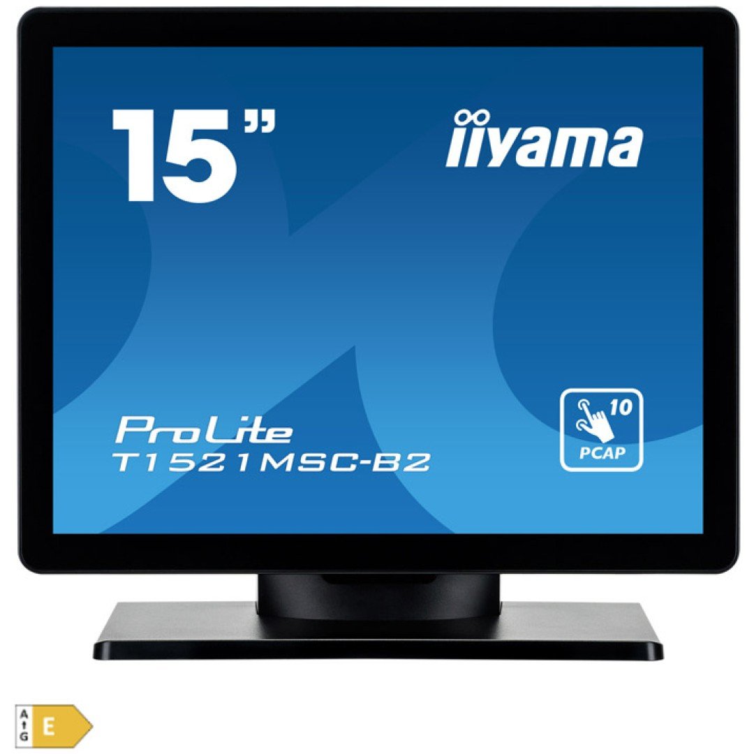 IIYAMA ProLite T1521MSC-B2 38cm (15") TN XGA P-CAP zvočniki na dotik informacijski / interaktivni monitor