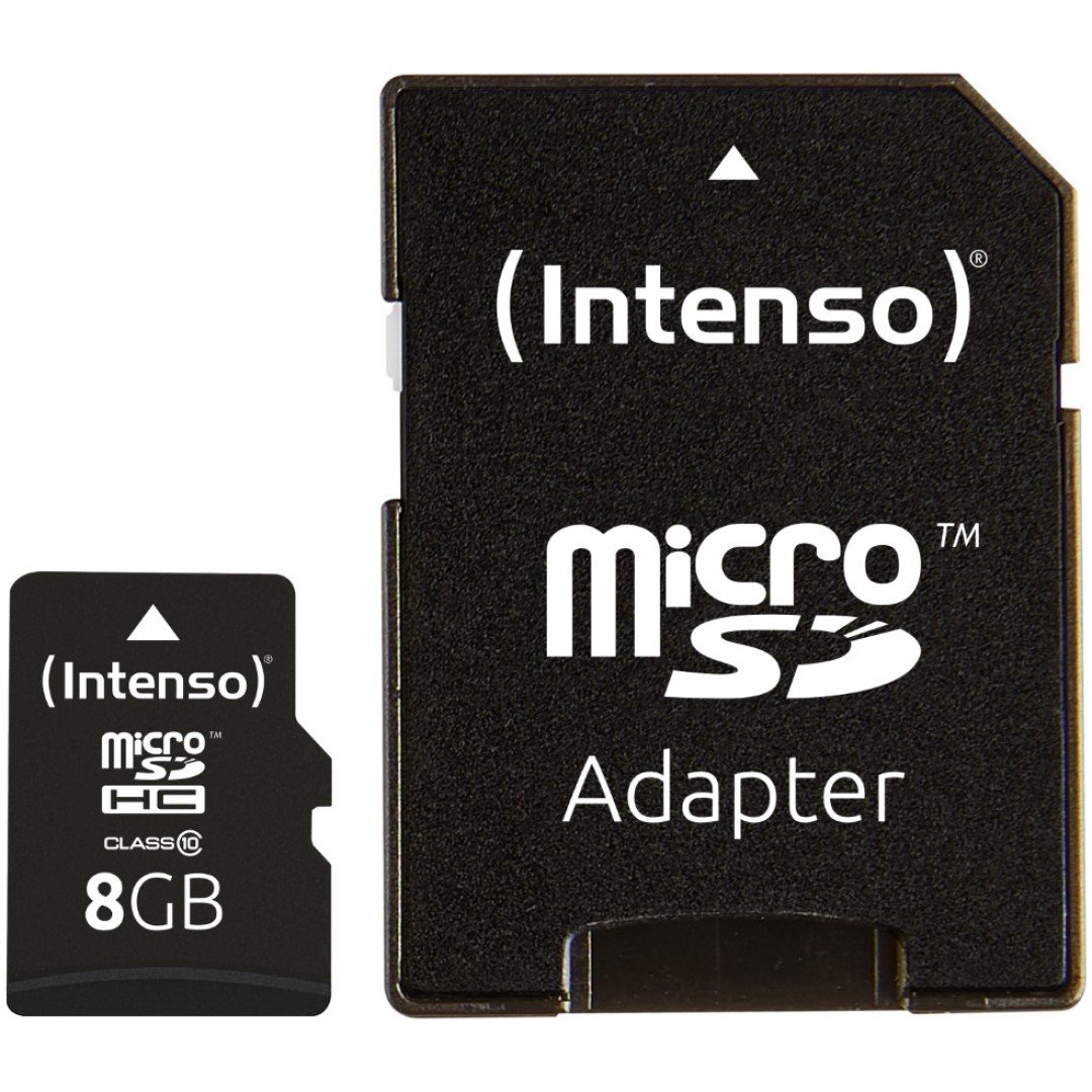 Intenso 8GB microSDHC Class 10 25MB/s spominska kartica