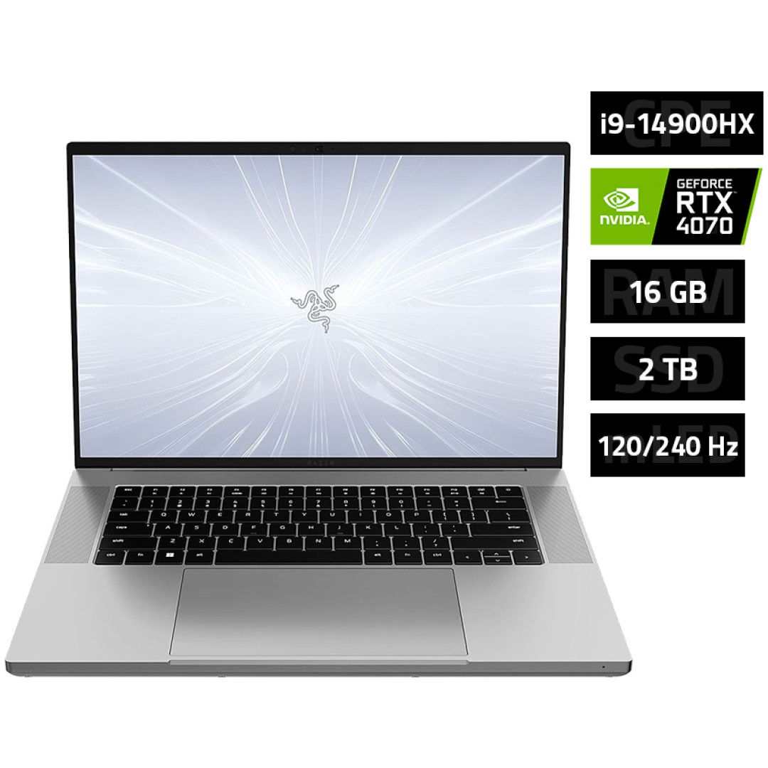 Prenosnik Razer Blade 16 Mercury FHD/UHD miniLED