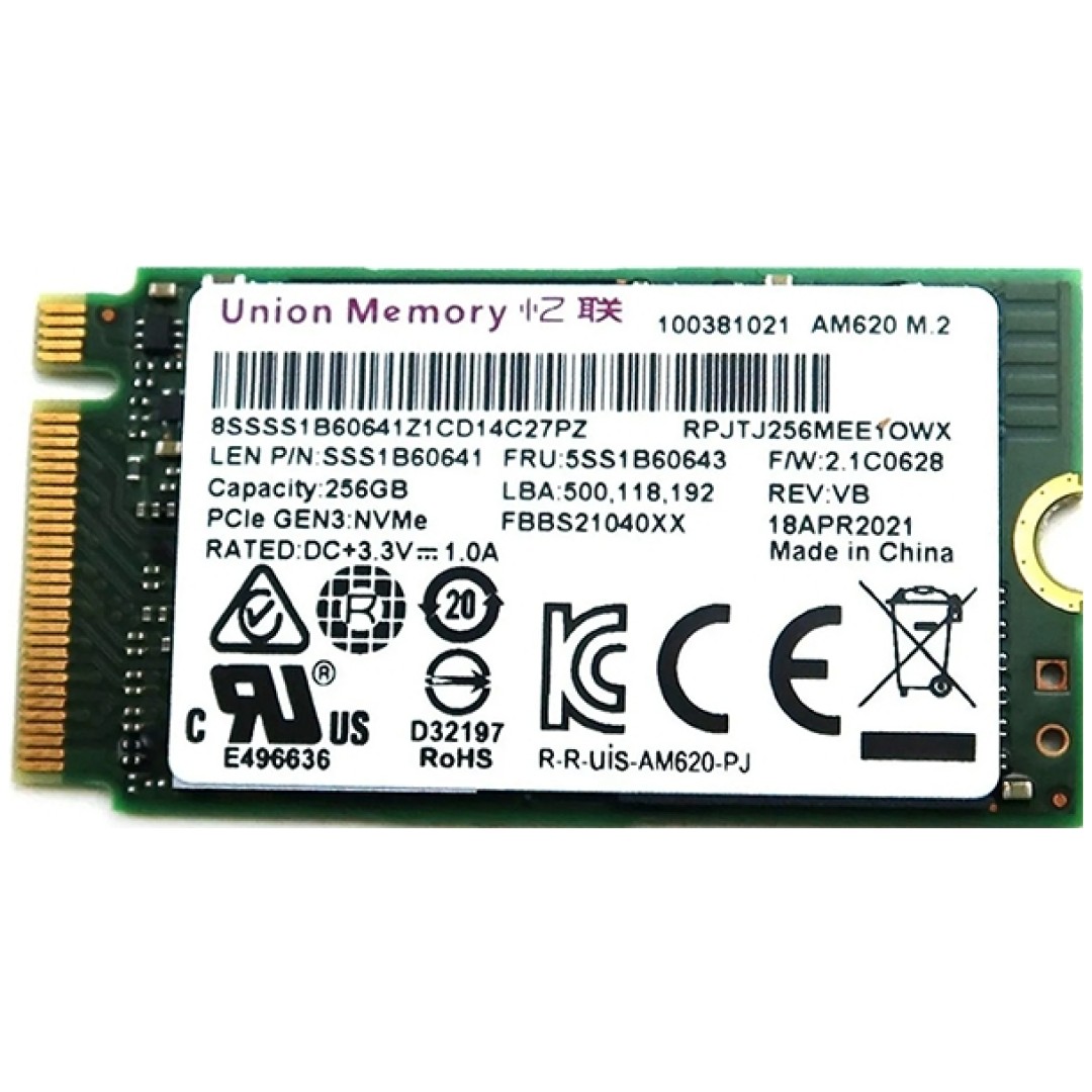 Disk SSD Union SSS1B60641 M.2 NVMe PCIe 2242 256GB (40mm)