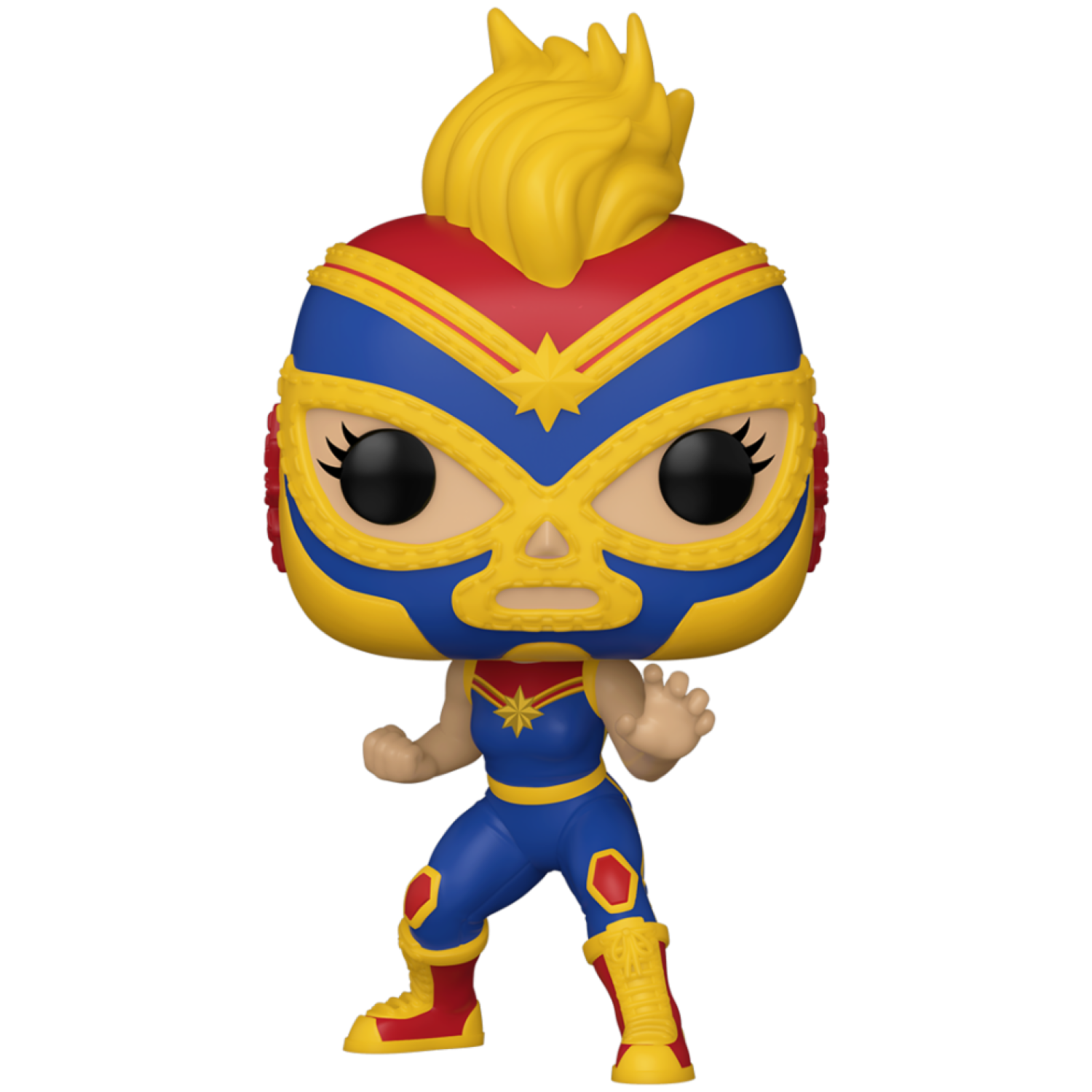 FUNKO POP MARVEL: LUCHA LIBRE - CAPTAIN MARVEL