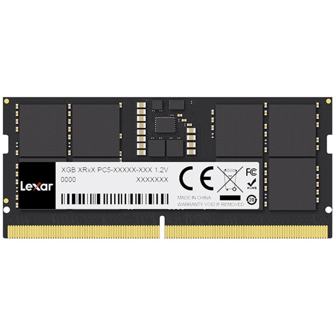 RAM SODIMM DDR5 16GB PC5-38400 4800MT/s CL40 1.1V Lexar