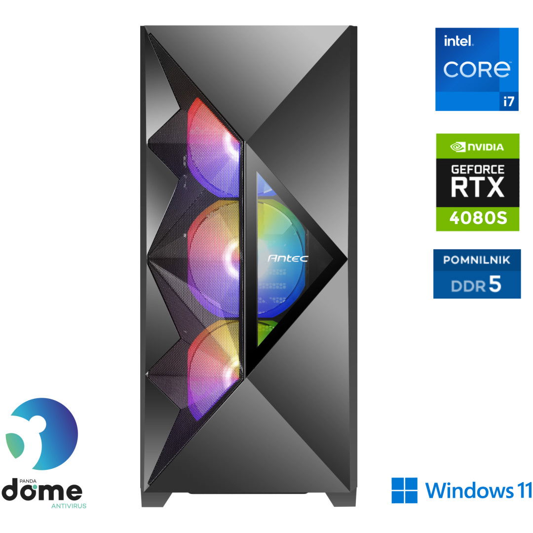 Računalnik ANNI Gamer Elite i7-14700KF / RTX 4080S / 64 GB / 2 TB / W11H