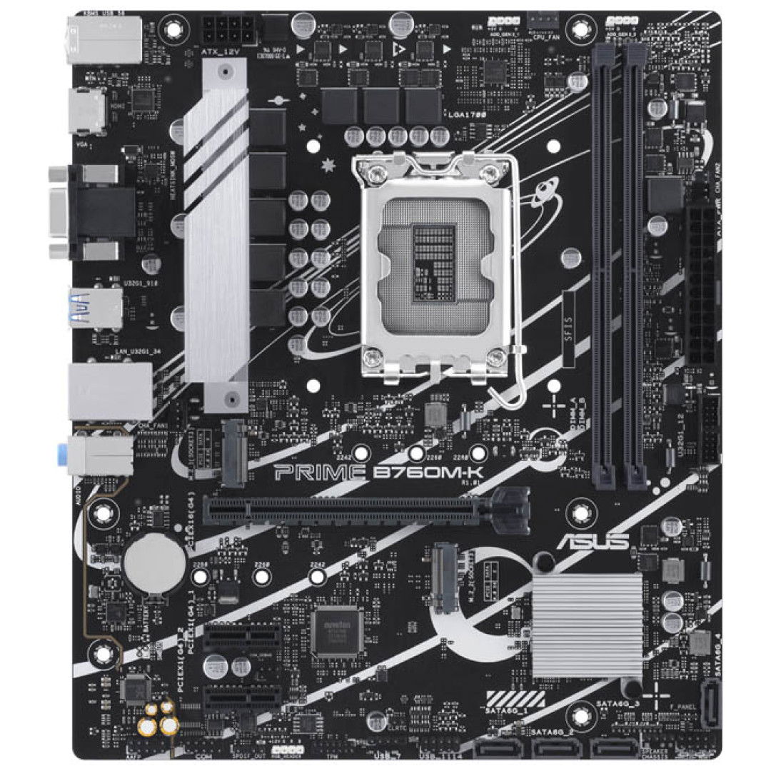 ASUS Prime B760M-K LGA 1700 DDR5 MicroATX osnovna plošča