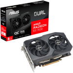 Grafična kartica AMD RX 7600 Asus DUAL V2 OC - 8GB GDDR6 | 3xDisplayport 1.4a 1xHDMI 2.1 (90YV0IH2-M0NA00)