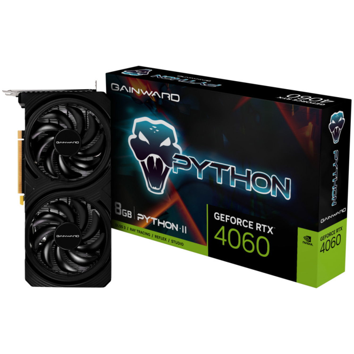 Grafična kartica nVidia RTX4060 Gainward Python II - 8GB GDDR6 (4496)