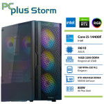 PCPLUS Storm i5-14400F 16GB 1TB NVMe SSD GeForce RTX 4060 8GB RGB gaming namizni računalnik