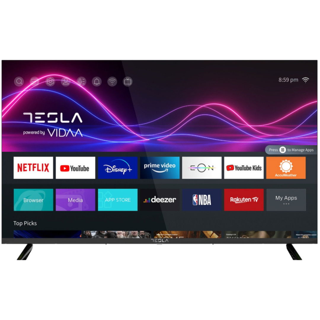 TV sprejemnik Tesla 50" 127 cm 50M345BUS 3840x2160 LED SMART 3xHDMI 2xUSB BT WiFi 65Hz