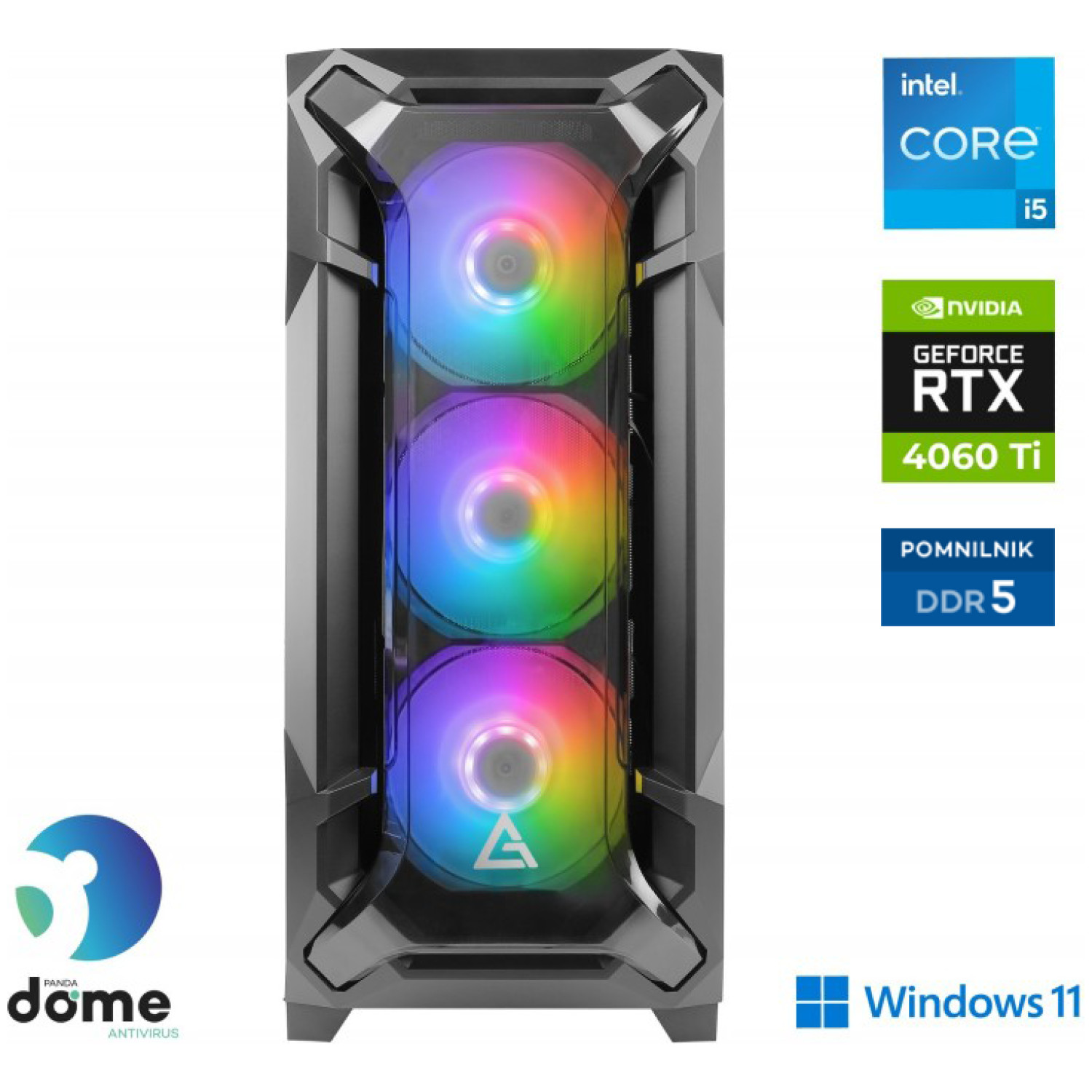 Računalnik ANNI Gamer Advanced i5-13400F / RTX 4060 Ti / 32 GB / 1 TB / W11H