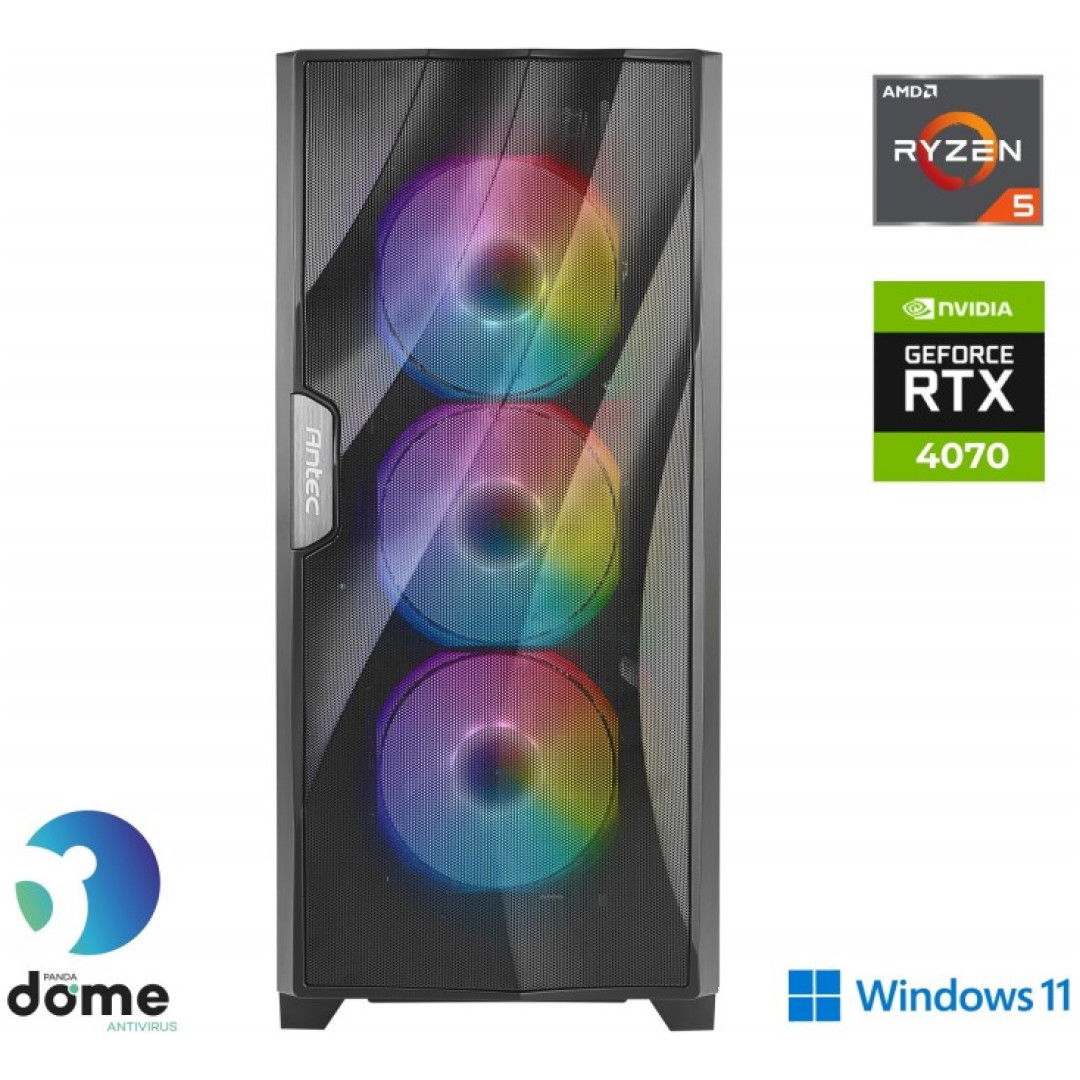 Računalnik ANNI Gamer Extreme R5 5600X / RTX 4070 / 32 GB / 2 TB / W11H