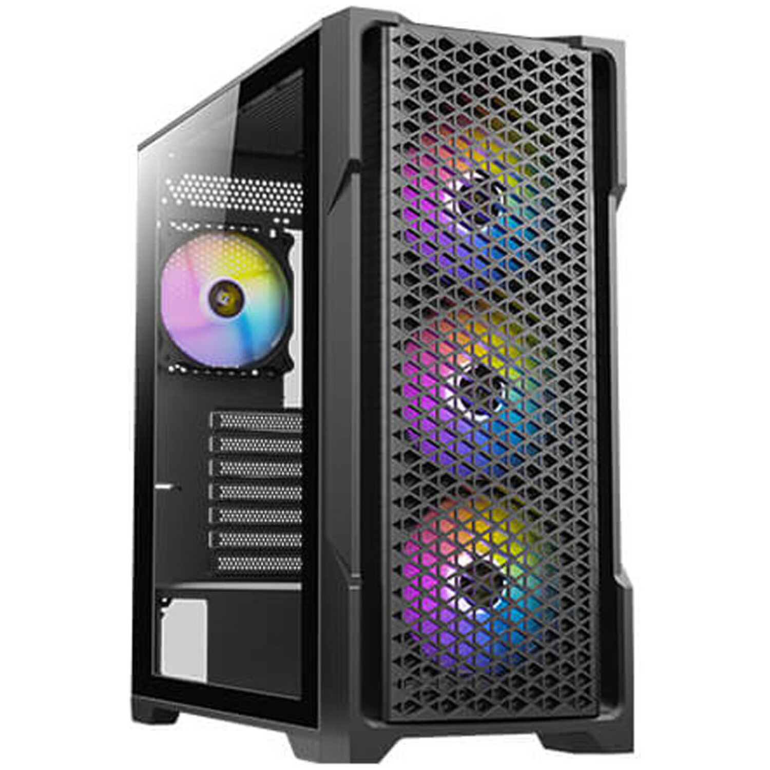 ANTEC AX90 Midi-T ATX RGB (0-761345-10063-2) okno gaming črno ohišje