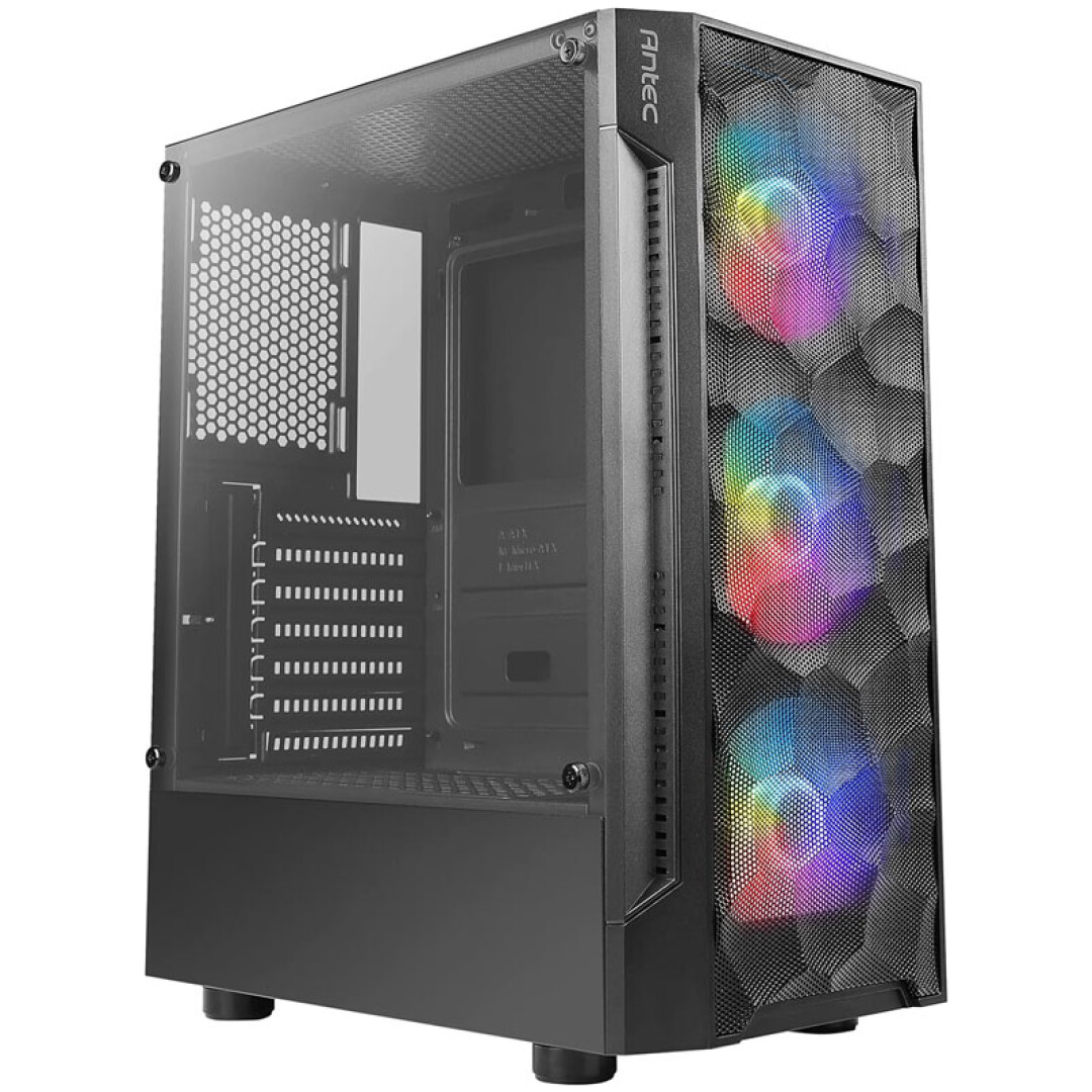 ANTEC NX260 Midi T ATX RGB (0-761345-81029-6) okno gaming črno ohišje