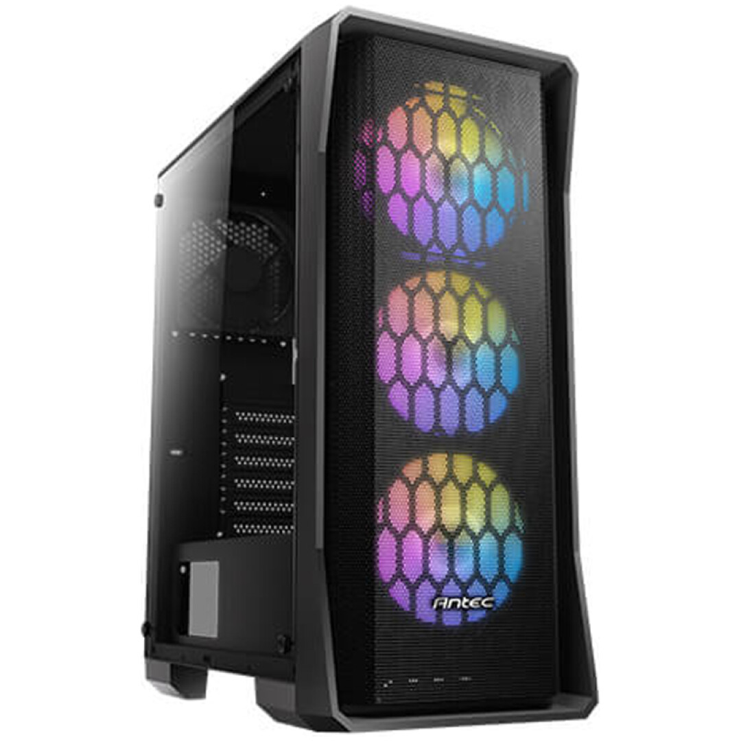 ANTEC NX360 Midi T ATX RGB okno gaming črno ohišje