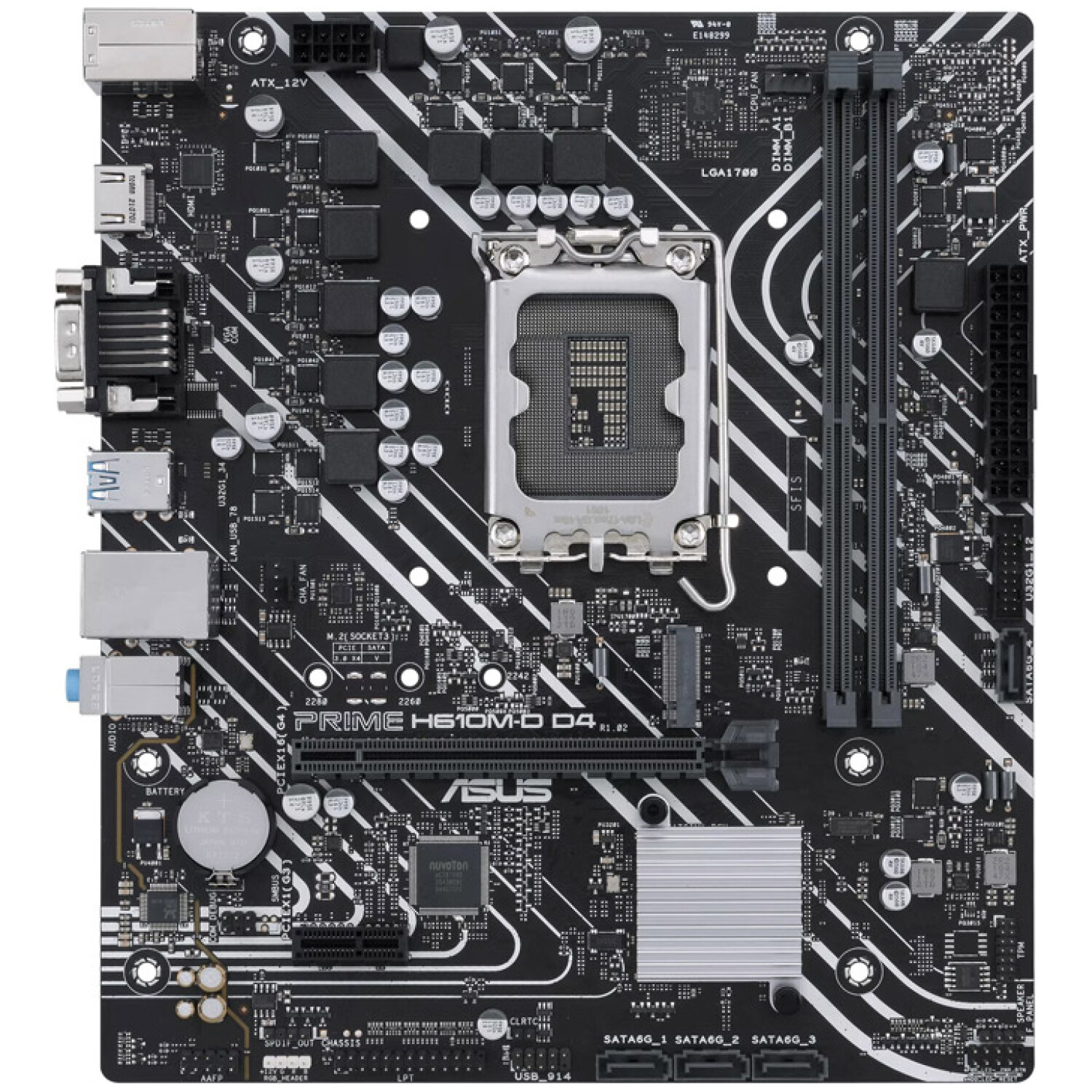 ASUS Prime H610M-D D4 LGA1700 DDR4 mATX osnovna plošča