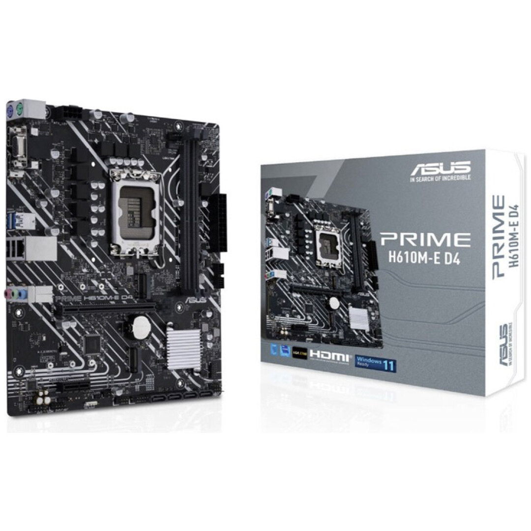 ASUS Prime H610M-E D4 CSM LGA1700 DDR4 mATX osnovna plošča