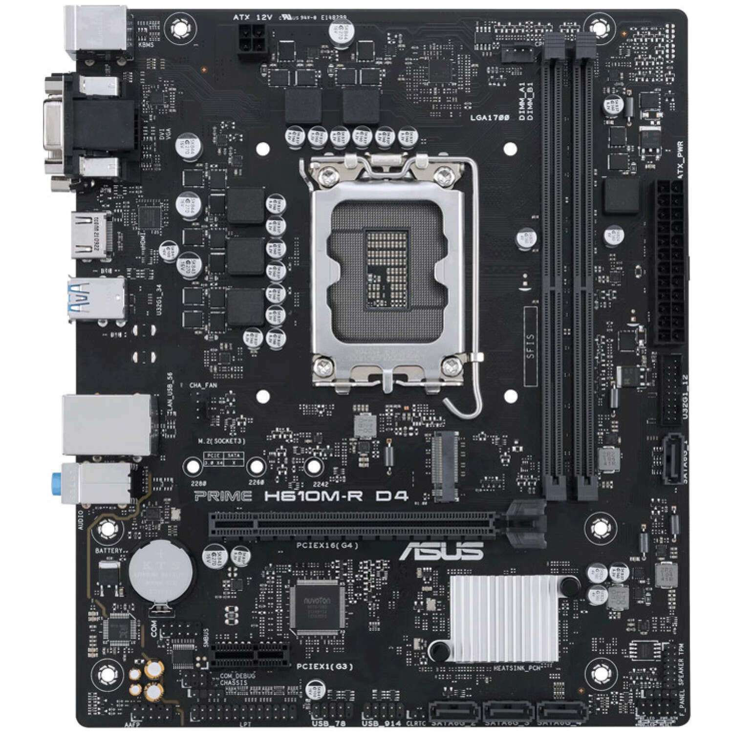 ASUS Prime H610M-R D4 LGA1700 DDR4 mATX osnovna plošča