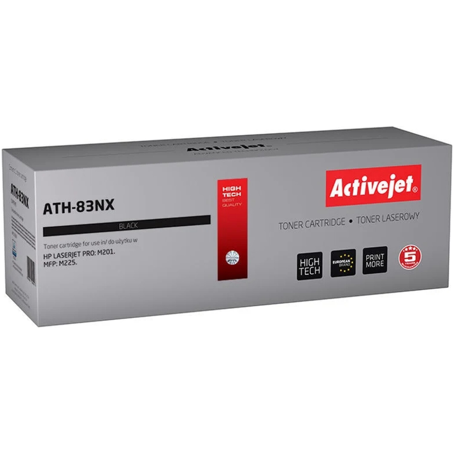 ActiveJet črn toner HP 83X CF283X