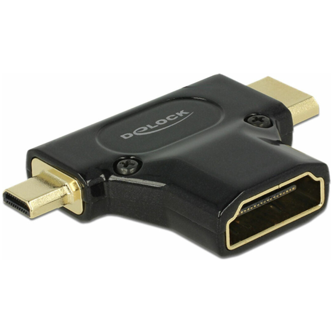 Adapter HDMI-C Mini M / HDMI-D mikro M / HDMI Ž