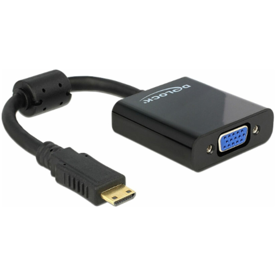 Adapter HDMI-C Mini M - VGA Ž Delock