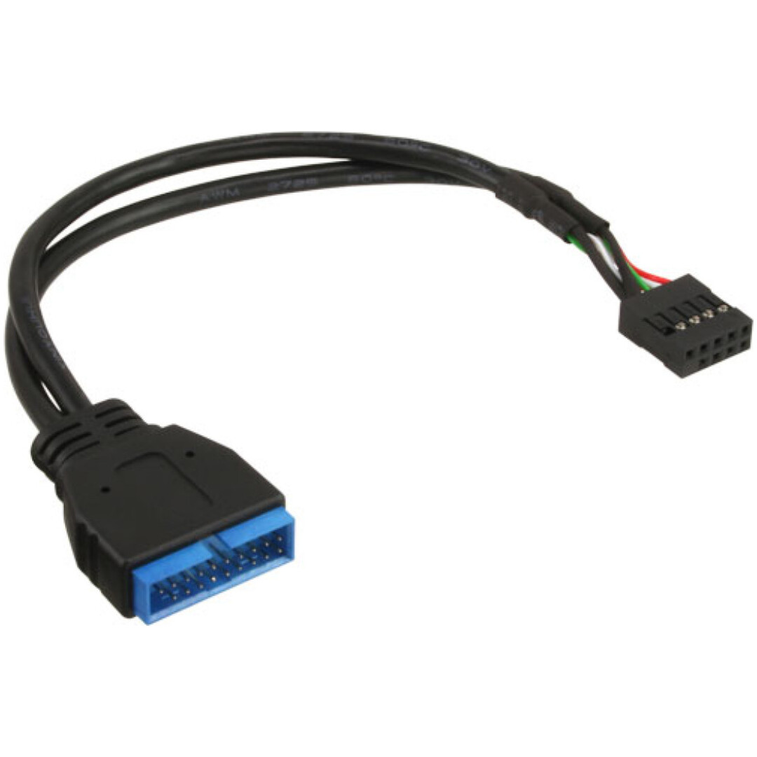 Adapter MB interni USB 3.0 (m) => USB 2.0 (ž) dolžina 30cm Delock (83281)