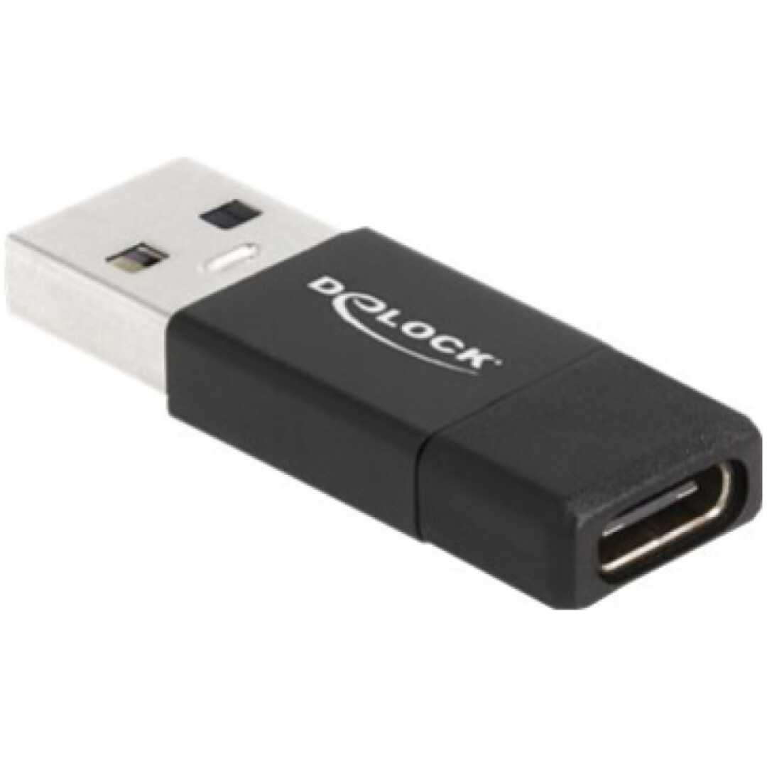 Adapter USB-A (m) => USB-C (ž) 3.2 Gen2 10Gbps Delock (60001)